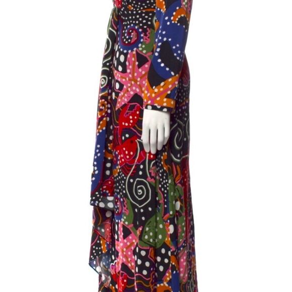 FarmRio under the sea/plunge neckline/maxi - Picture 3 of 10